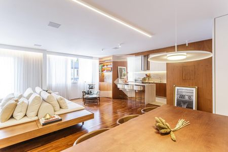 Sala de apartamento à venda com 2 quartos, 128m² em Moema, São Paulo