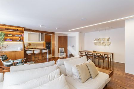 Sala de apartamento à venda com 2 quartos, 128m² em Moema, São Paulo