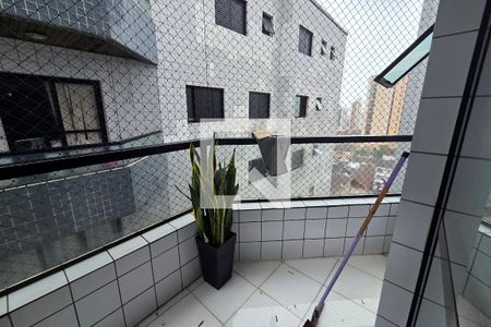 Varanda de apartamento para alugar com 1 quarto, 60m² em Cidade Ocian, Praia Grande