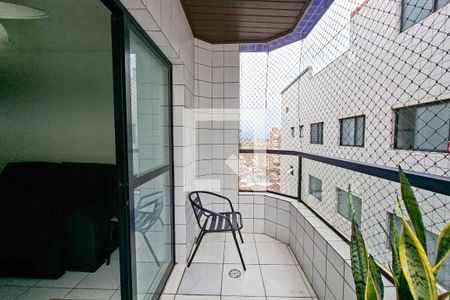 Varanda de apartamento para alugar com 1 quarto, 60m² em Cidade Ocian, Praia Grande