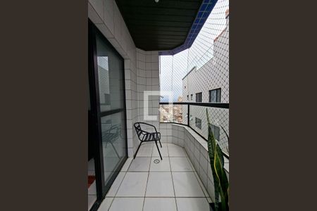 Varanda de apartamento para alugar com 1 quarto, 60m² em Cidade Ocian, Praia Grande