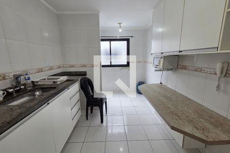 Cozinha de apartamento para alugar com 1 quarto, 60m² em Cidade Ocian, Praia Grande
