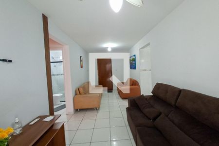 Sala de apartamento para alugar com 1 quarto, 60m² em Cidade Ocian, Praia Grande