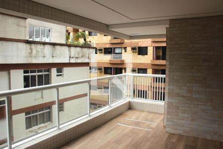 Varanda da Sala de apartamento para alugar com 2 quartos, 80m² em Aparecida, Santos