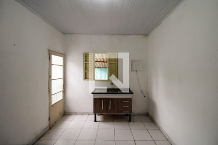 Cozinha de casa para alugar com 1 quarto, 45m² em Vila Antonieta, São Paulo