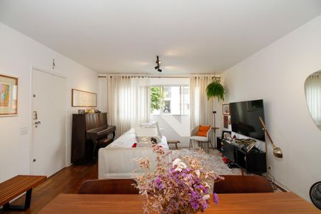 Sala de Estar e Jantar de apartamento à venda com 2 quartos, 103m² em Pinheiros, São Paulo