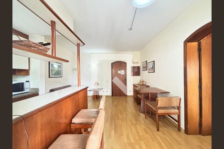 Sala/Cozinha de apartamento à venda com 1 quarto, 46m² em Moema, São Paulo
