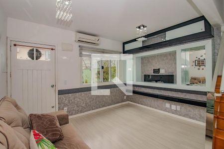 Sala de casa de condomínio à venda com 3 quartos, 77m² em Sarandi, Porto Alegre