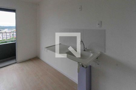 Cozinha de kitnet/studio para alugar com 1 quarto, 18m² em Jardim Imperador (zona Leste), São Paulo