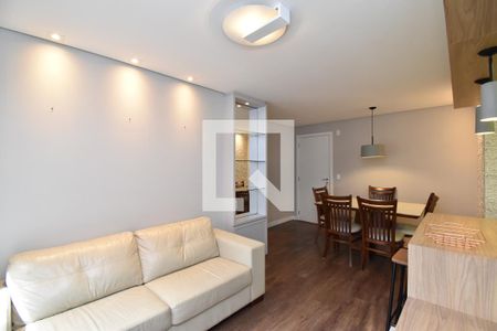 Sala de apartamento para alugar com 2 quartos, 56m² em Santo Inácio, Curitiba
