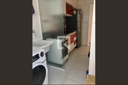 Cozinha / Área de serviço de apartamento para alugar com 1 quarto, 43m² em Ponta da Praia, Santos
