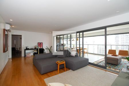 Sala de Estar de apartamento à venda com 3 quartos, 162m² em Pinheiros, São Paulo