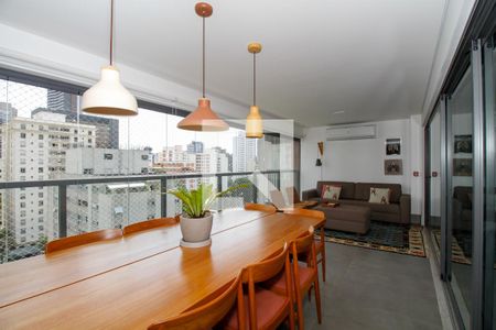 Varanda Gourmet de apartamento à venda com 3 quartos, 162m² em Pinheiros, São Paulo