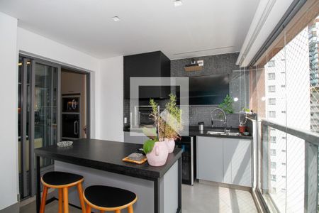 Varanda Gourmet de apartamento à venda com 3 quartos, 162m² em Pinheiros, São Paulo