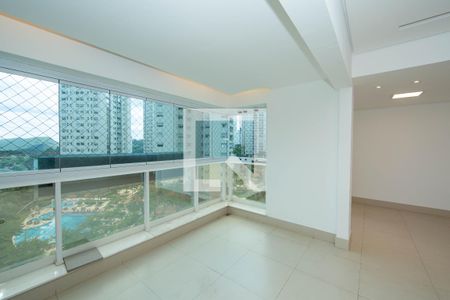 VARANDA de apartamento à venda com 2 quartos, 93m² em Vila da Serra, Nova Lima