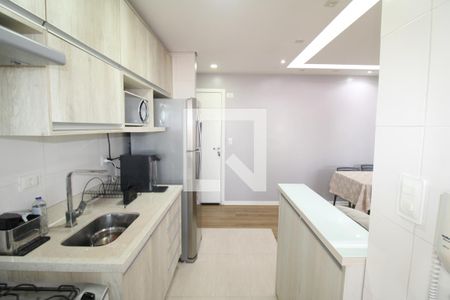Sala / Cozinha de apartamento à venda com 2 quartos, 58m² em Vila Dom Pedro Ii, São Paulo