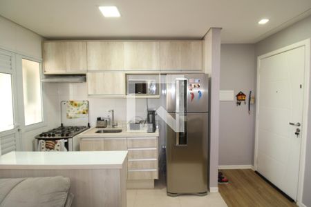Sala / Cozinha de apartamento à venda com 2 quartos, 58m² em Vila Dom Pedro Ii, São Paulo