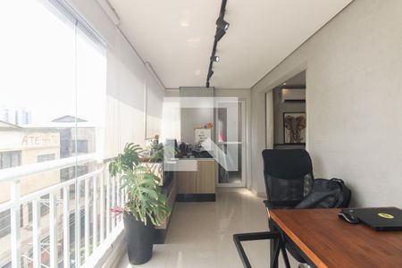 Varanda  de apartamento à venda com 2 quartos, 63m² em Tatuapé, São Paulo