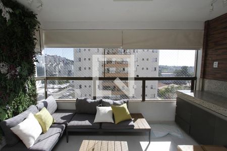 Varanda da Sala de apartamento para alugar com 4 quartos, 105m² em Buritis, Belo Horizonte
