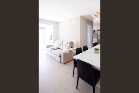Sala de apartamento à venda com 3 quartos, 75m² em Campestre, Santo André