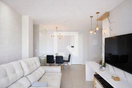 Sala de apartamento à venda com 3 quartos, 75m² em Campestre, Santo André