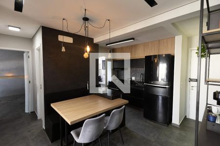 Sala de jantar de apartamento para alugar com 2 quartos, 64m² em Jardim Caravelas, São Paulo