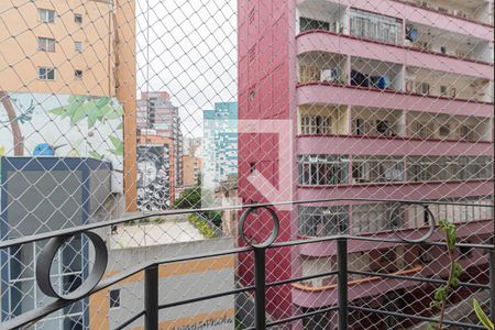 Varanda da Sala de apartamento à venda com 1 quarto, 32m² em Bela Vista, São Paulo