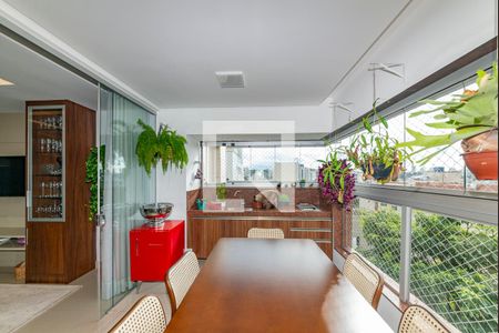 Varanda da Sala de apartamento à venda com 3 quartos, 112m² em Buritis, Belo Horizonte