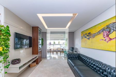 Sala de apartamento à venda com 3 quartos, 112m² em Buritis, Belo Horizonte