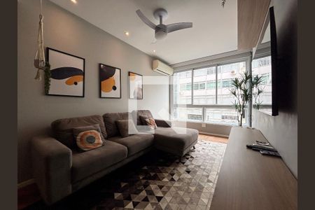 Sala de apartamento à venda com 3 quartos, 100m² em Copacabana, Rio de Janeiro