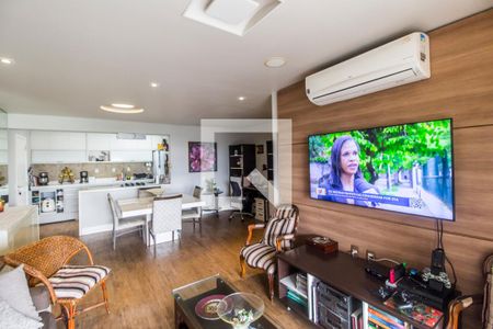 Sala  de apartamento à venda com 3 quartos, 110m² em Alphaville, Santana de Parnaíba