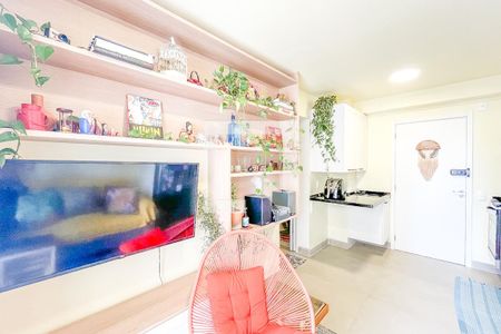 Sala/Cozinha de apartamento à venda com 2 quartos, 35m² em Bom Retiro, São Paulo
