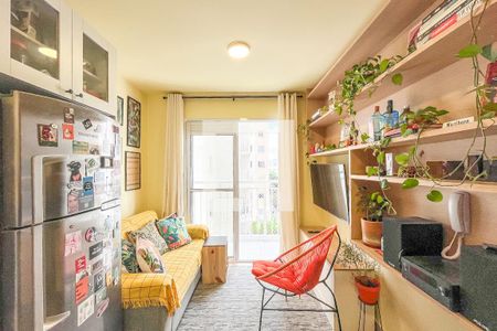 Sala/Cozinha de apartamento à venda com 2 quartos, 35m² em Bom Retiro, São Paulo