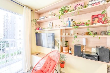 Sala/Cozinha de apartamento à venda com 2 quartos, 35m² em Bom Retiro, São Paulo