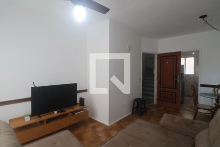 Sala de apartamento para alugar com 2 quartos, 65m² em Jardim Tres Marias, Guarujá