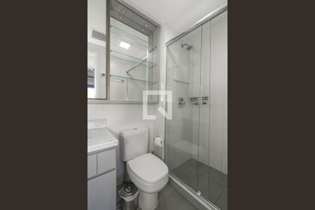 Banheiro da Suíte de apartamento para alugar com 1 quarto, 42m² em Jardim do Salso, Porto Alegre