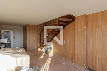 Sala e Cozinha de kitnet/studio à venda com 1 quarto, 60m² em Indianópolis, São Paulo