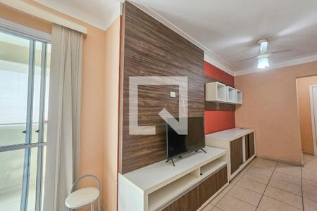 Sala de apartamento para alugar com 3 quartos, 107m² em Jardim Las Palmas, Guarujá