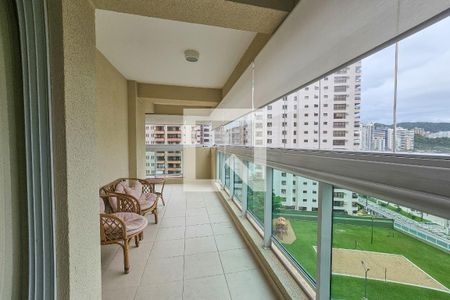 varanda de apartamento para alugar com 3 quartos, 107m² em Jardim Las Palmas, Guarujá