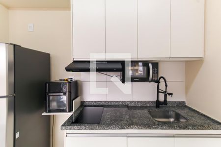 Sala/Cozinha de kitnet/studio para alugar com 1 quarto, 27m² em Brás, São Paulo