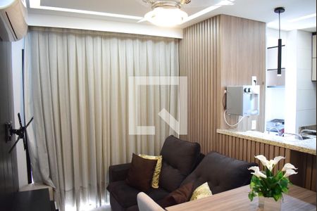 Sala de apartamento para alugar com 2 quartos, 59m² em Ribeirânia, Ribeirão Preto