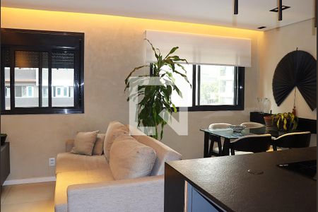 Sala de apartamento à venda com 1 quarto, 37m² em Bela Vista, São Paulo