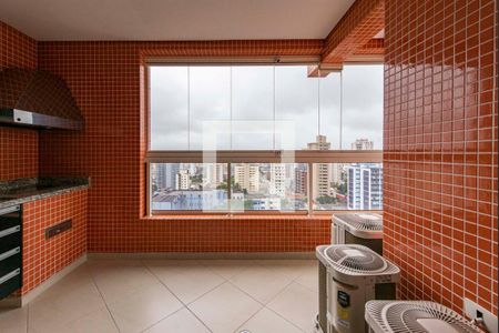 Varanda da Sala de apartamento à venda com 3 quartos, 102m² em Vila Assunção, Santo André
