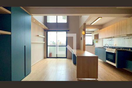 Sala de apartamento para alugar com 1 quarto, 50m² em Pinheiros, São Paulo