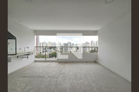 Varanda da Sala de apartamento à venda com 3 quartos, 123m² em Moema, São Paulo