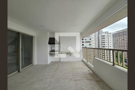 Varanda da Sala de apartamento à venda com 3 quartos, 123m² em Moema, São Paulo