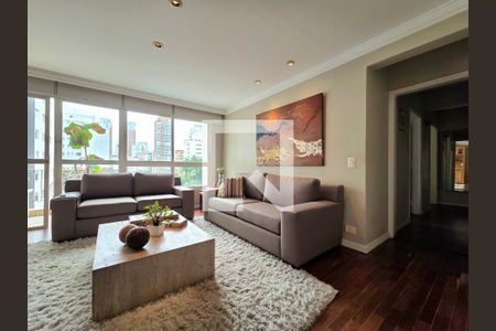 Sala de apartamento para alugar com 3 quartos, 120m² em Moema, São Paulo