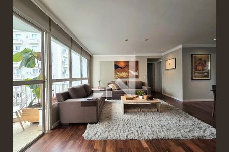 Sala de apartamento para alugar com 3 quartos, 120m² em Moema, São Paulo