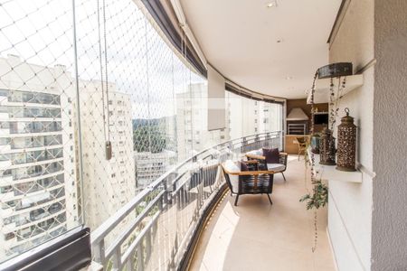 Varanda gourmet de apartamento à venda com 3 quartos, 201m² em Tamboré, Santana de Parnaíba