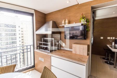 Varanda gourmet de apartamento à venda com 3 quartos, 201m² em Tamboré, Santana de Parnaíba